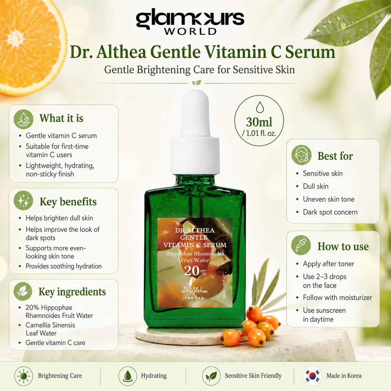 Dr Althea Gentle Vitamin C Serum 30ml